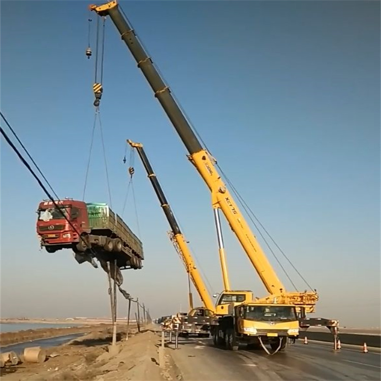 云梦吊车怎么吊货车